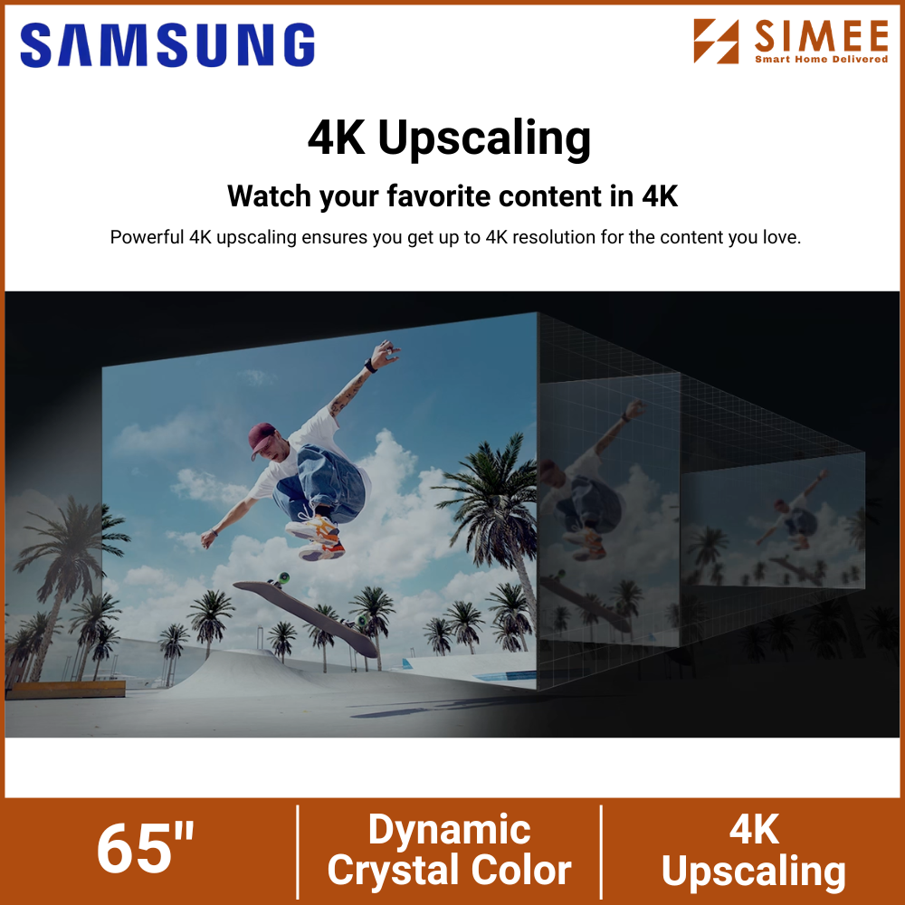 SAMSUNG 65' 4K SMART TV UA65U8000FKXXM