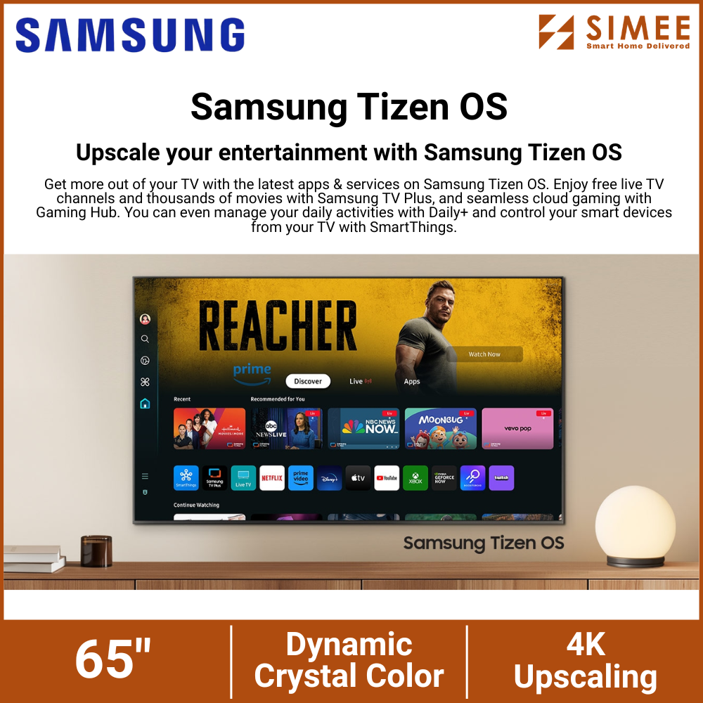 SAMSUNG 65' 4K SMART TV UA65U8000FKXXM